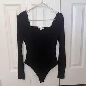 Long Sleeve Ribbed Bodysuit